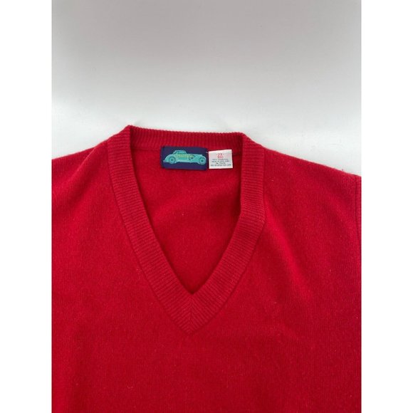 J T Traditions Men's 100% Lambs Wool V Neck Sweater Vest Golf Size 2X Big - Picture 5 of 13